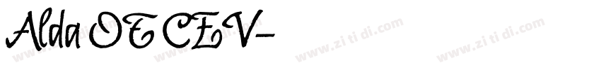 Alda OT CEV字体转换